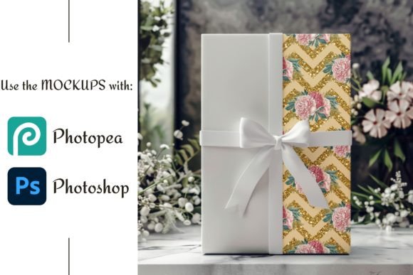 Download Wrapping Paper Mockup | Gift Box Mockup - Wrapping Collection