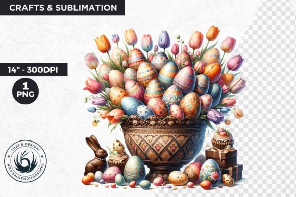 Download Easter Basket Eggs Clipart - Easter basket eggs Collection