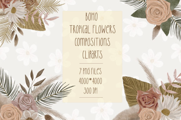 Download Boho Flowers Compositions - Flowers Collection