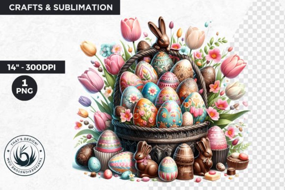 Download Easter Basket Eggs Clipart - Easter basket eggs Collection