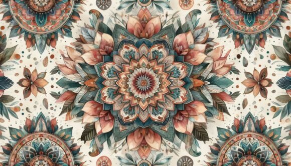 Download Bohemian Mandala Flowers - Premium Resources
