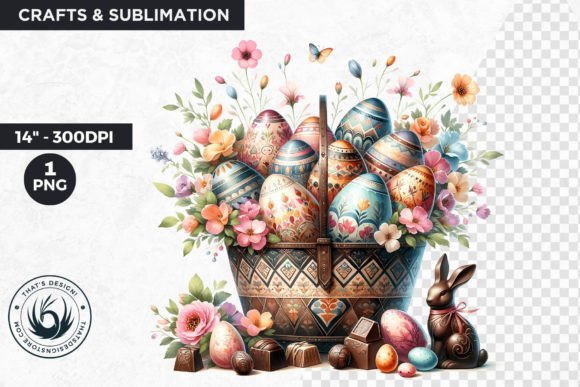 Download Easter Basket Eggs Clipart - Easter basket eggs Collection