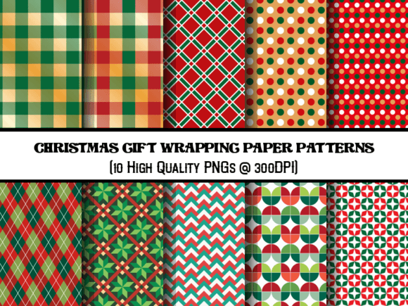 Download Christmas Gift Wrapping Paper Patterns - Wrapping Collection