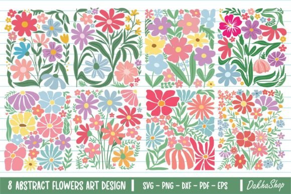 Download Flowers SVG Bundle, Boho Flower SVG PNG - Flowers Collection