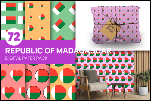 Download Republic of Madagascar Wrapping Paper - Wrapping Collection